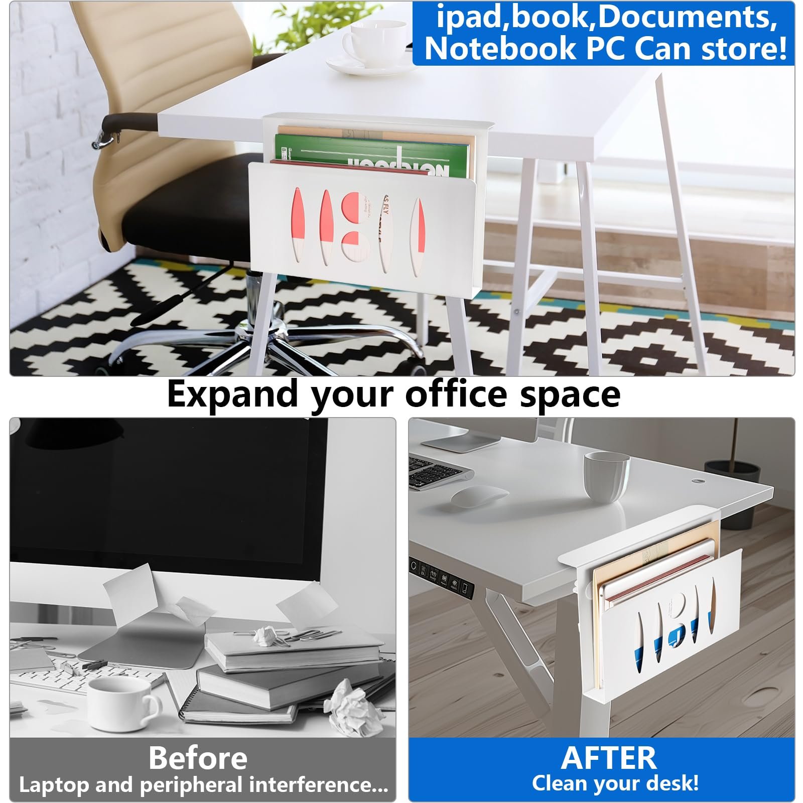 Подставка для ноутбука Сталь Белый, фото №6