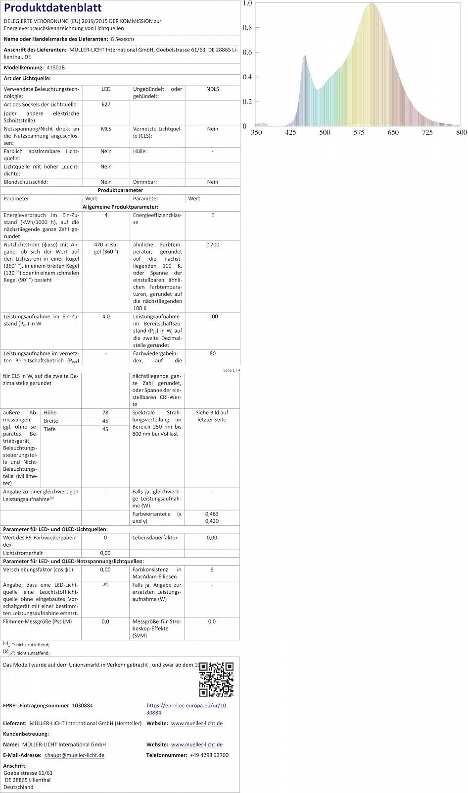 Настільна лампа 8 seasons Design Shining Dala Horse E27 43 см біла, фото №6
