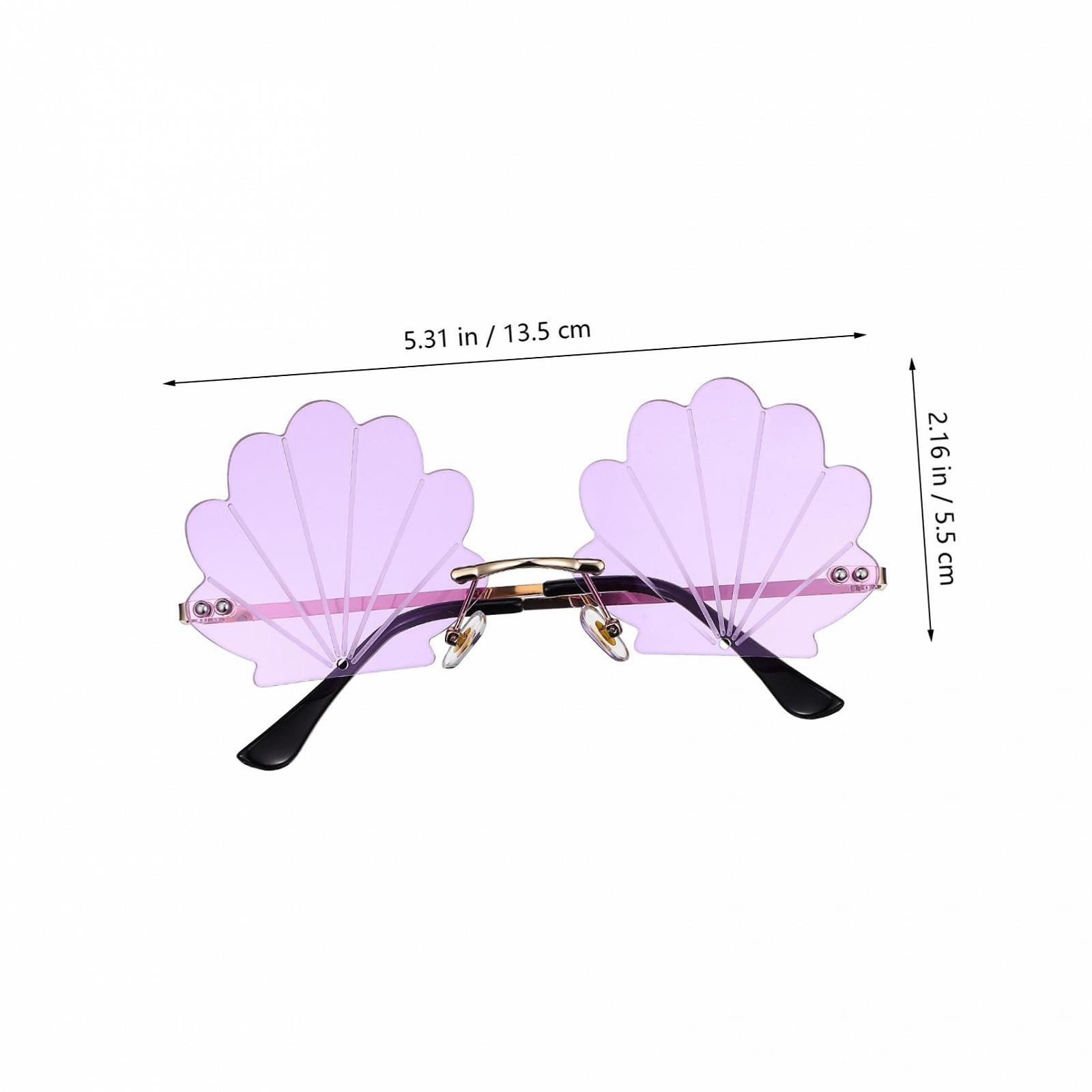 Сонцезахисні окуляри Без оправи WESIEVYA Різні кольори, 2 шт, фото №3