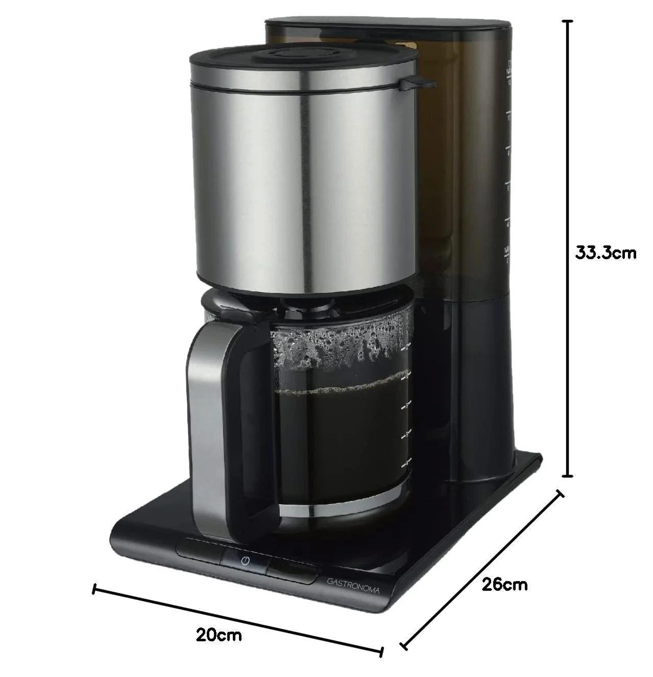 Кофеварка Gastronoma 18100003 1050 Вт 1.5 л 12 чашек Сталь, фото №14