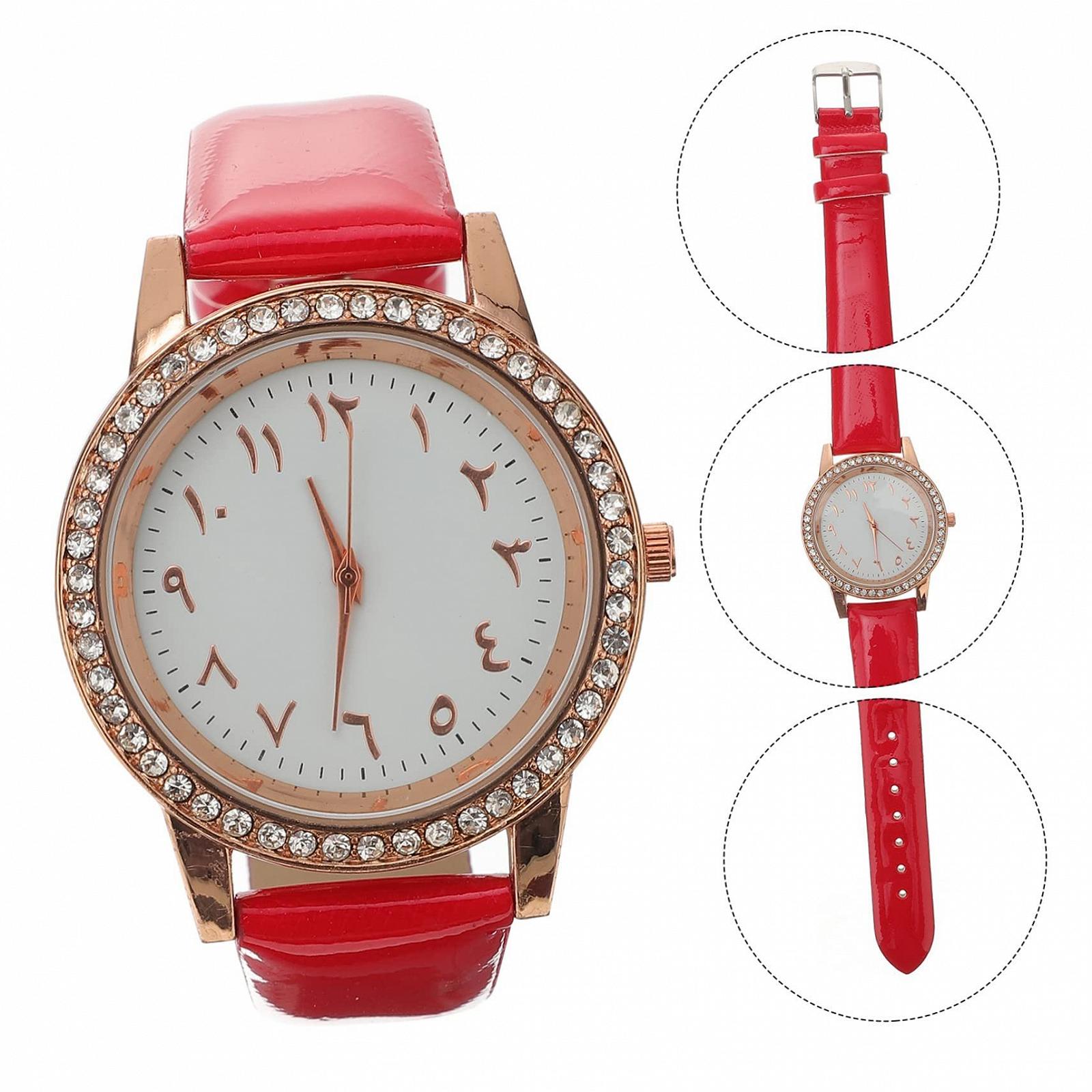 Женские часы LIFKOME с PU ремешком, регулируемые, женские часы с блестками, простой и элегантный дизайн, фото №4
