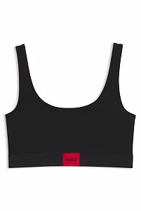 Бралетт HUGO Red Label з еластичної бавовни з червоним логотипом ціна на synthetic.ua - Фото 1 Бралетт HUGO Red Label з еластичної бавовни з червоним логотипом synthetic.ua - Фото 1