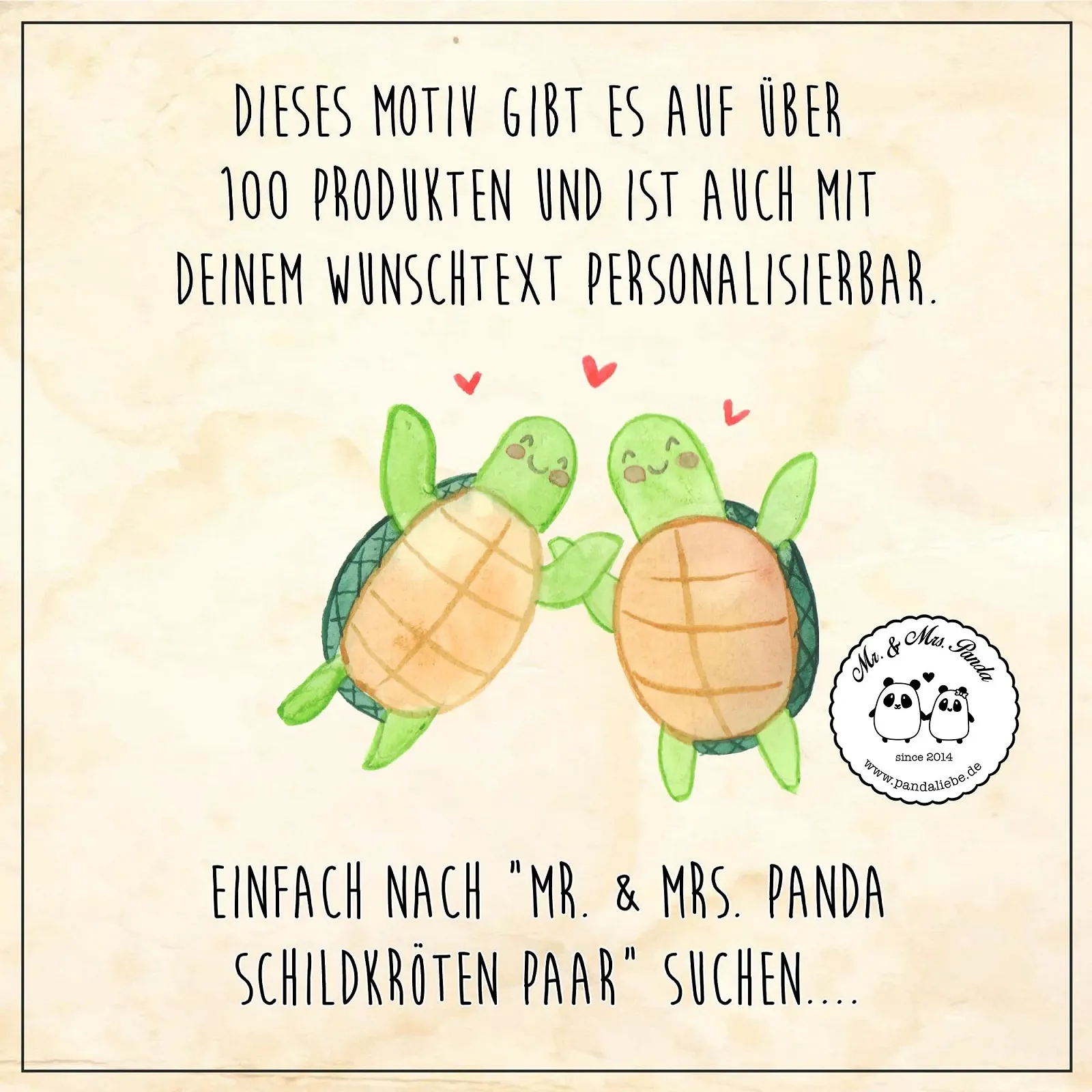 Миска Mr. & Mrs. Panda Turtles Couple, Керамическая миска, фото №6