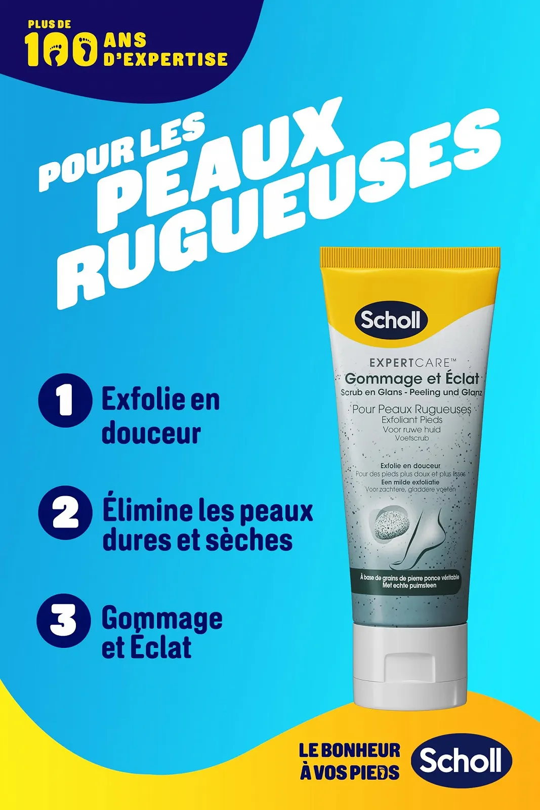 Крем-скраб для ног Scholl 75 мл, фото №3