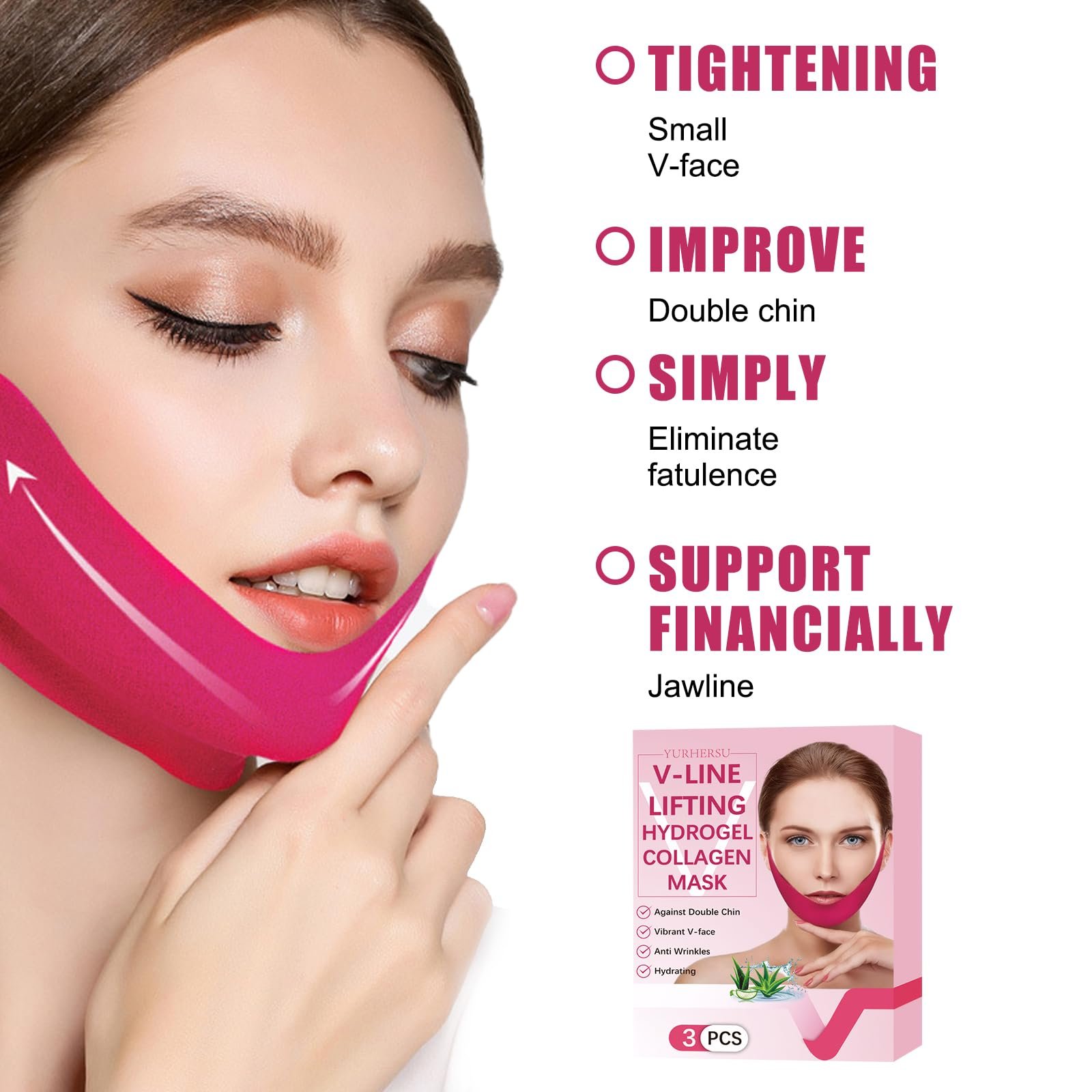 Маска для лица с коллагеном, лифтинг, набор из 6 шт, фото №6