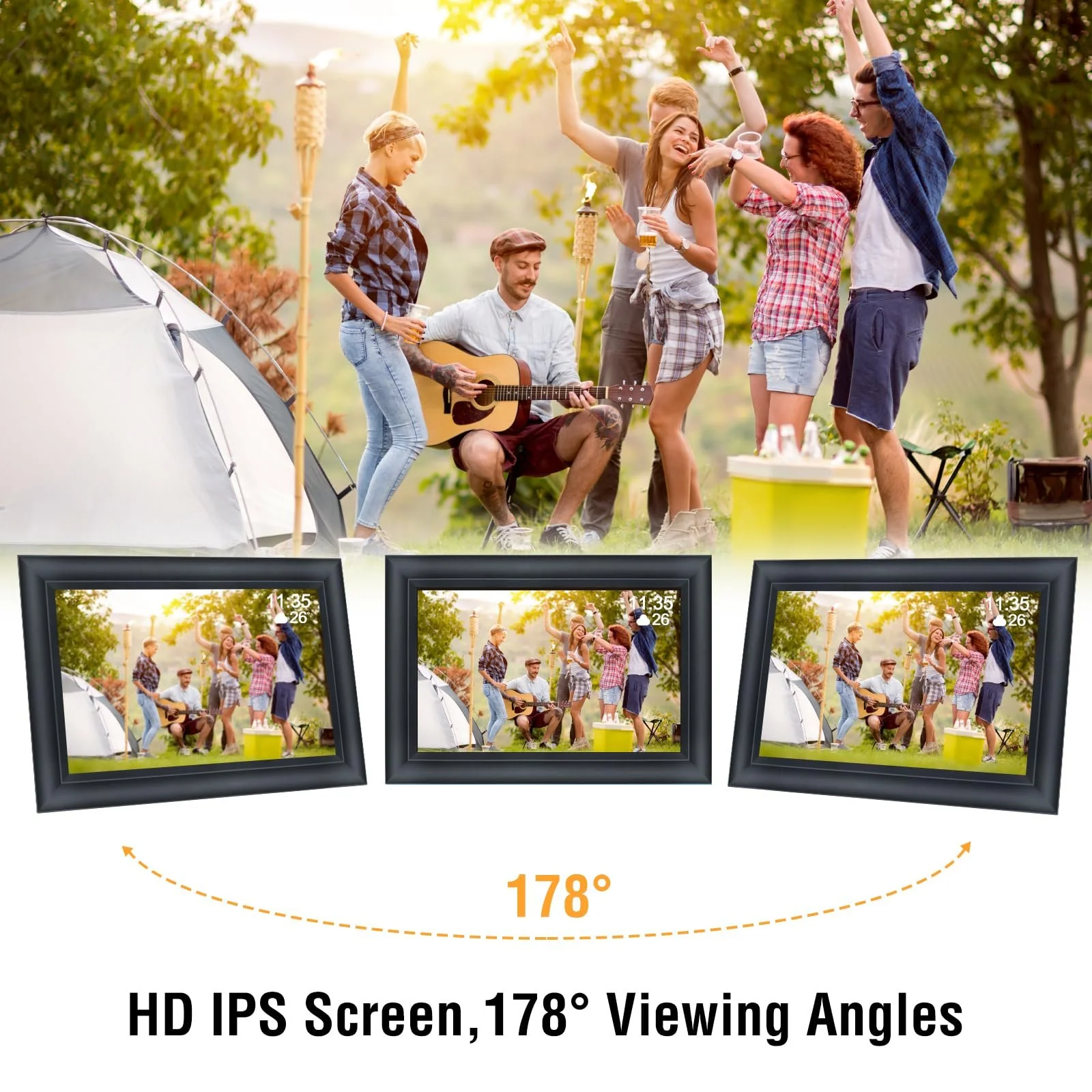Цифровая фоторамка TSITSC 10.1" WiFi 1280 x 800 HD IPS Touchscreen 32 GB, фото №7 Цифровая фоторамка TSITSC 10.1" WiFi 1280 x 800 HD IPS Touchscreen 32 GB, фото №7