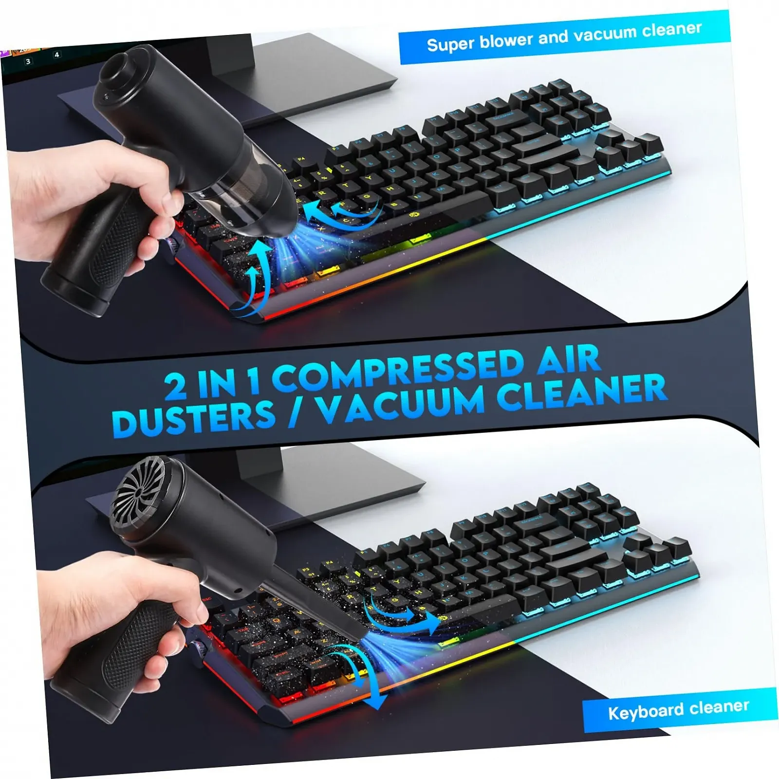 Беспроводной пылесос-воздуходувка Vaguelly Portable Cordless, фото №3 Беспроводной пылесос-воздуходувка Vaguelly Portable Cordless, фото №3