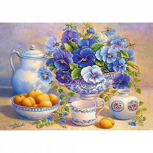 Пазли 1000 елементів Синій букет synthetic.ua - Фото 1