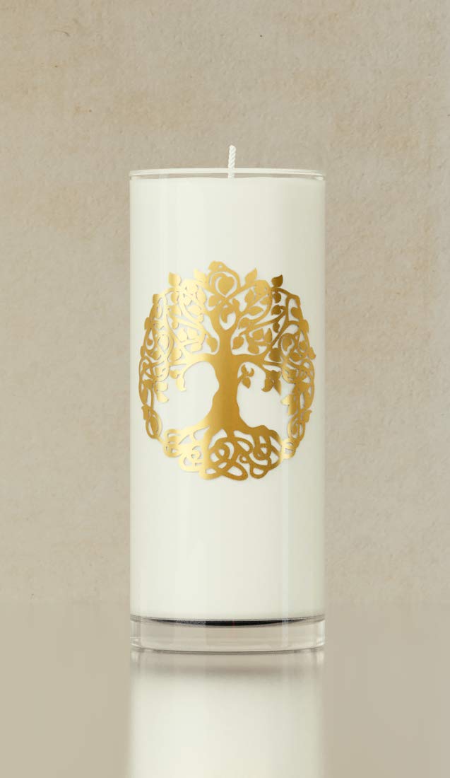 Свічка Magische Kerze Дерево життя Білий, фото №1 Свічка Magische Kerze Дерево життя Білий, фото №1