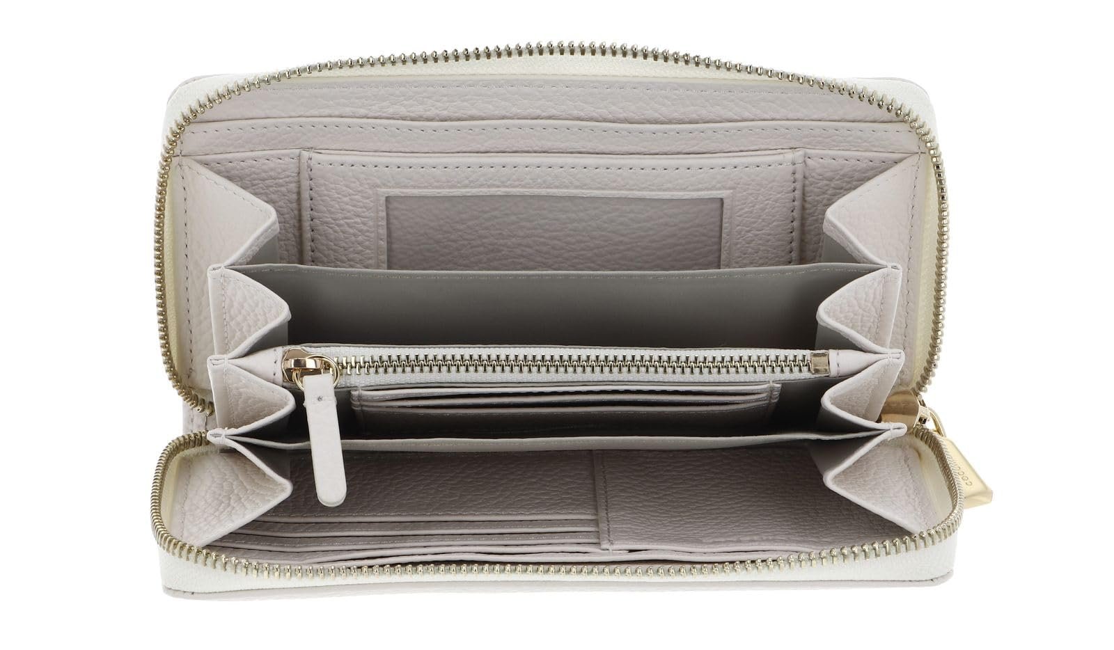 Кошелек Coccinelle Metallic Soft Кожа Grained Blanco, белый, фото №2