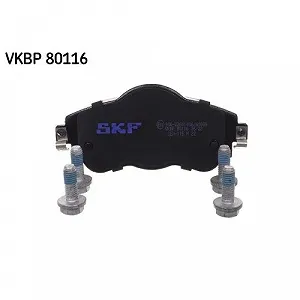 Комплект гальмівних колодок, дискове гальмо SKF VKBP 80116 для CITROËN PEUGEOT передня вісь synthetic.ua - Фото 1