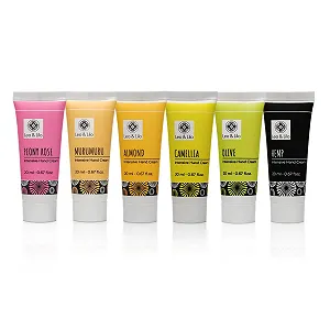 Набор Подарочные коробки Leo & Lilo Merry Christmas 6 шт с 6 индивидуально упакованными кремами для рук 20 мл (6 x 20 мл) synthetic.ua - Фото 1