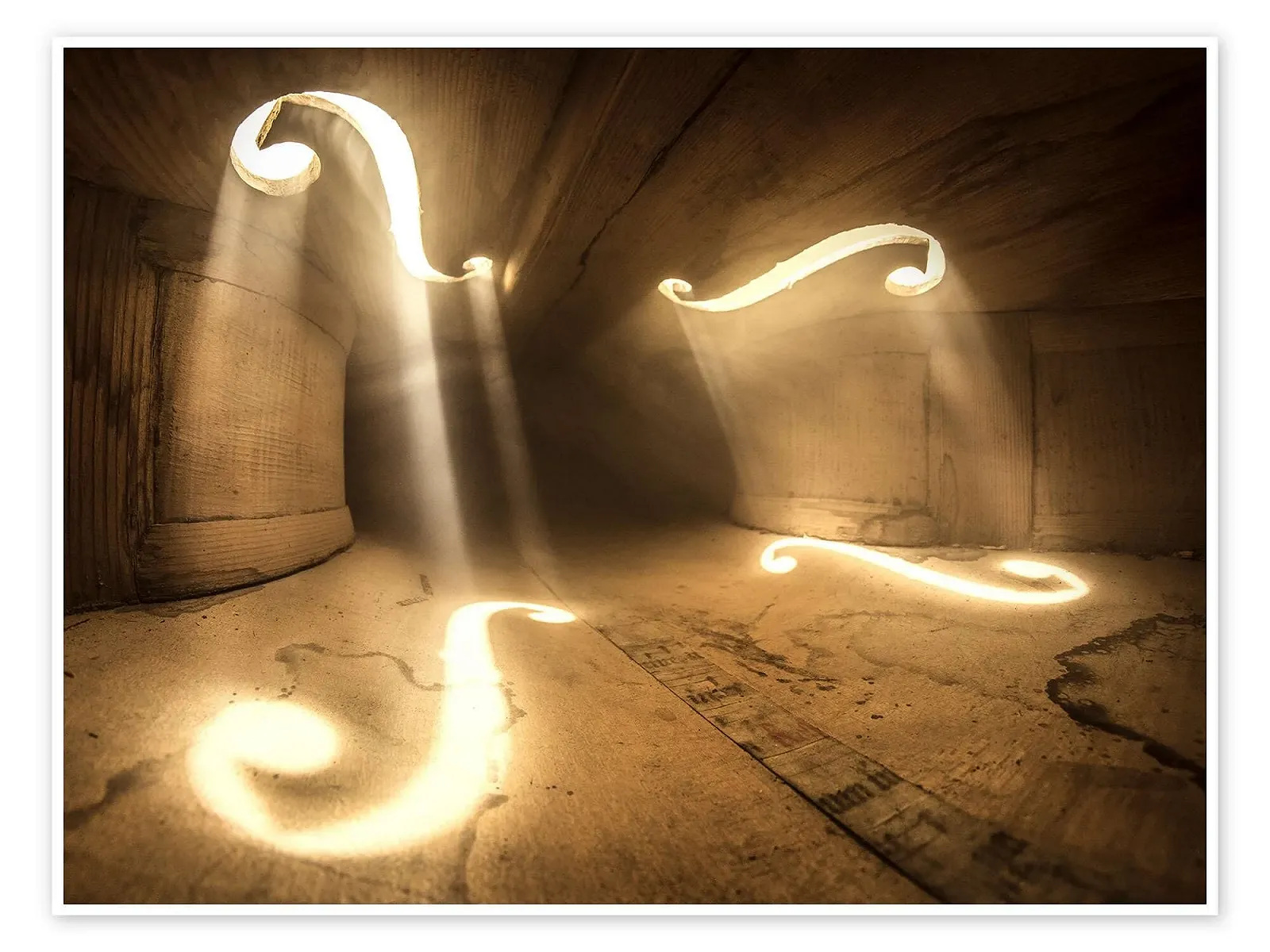 Постер Adrian Borda Inside Violin X 70 x 50 см Brown, фото №1