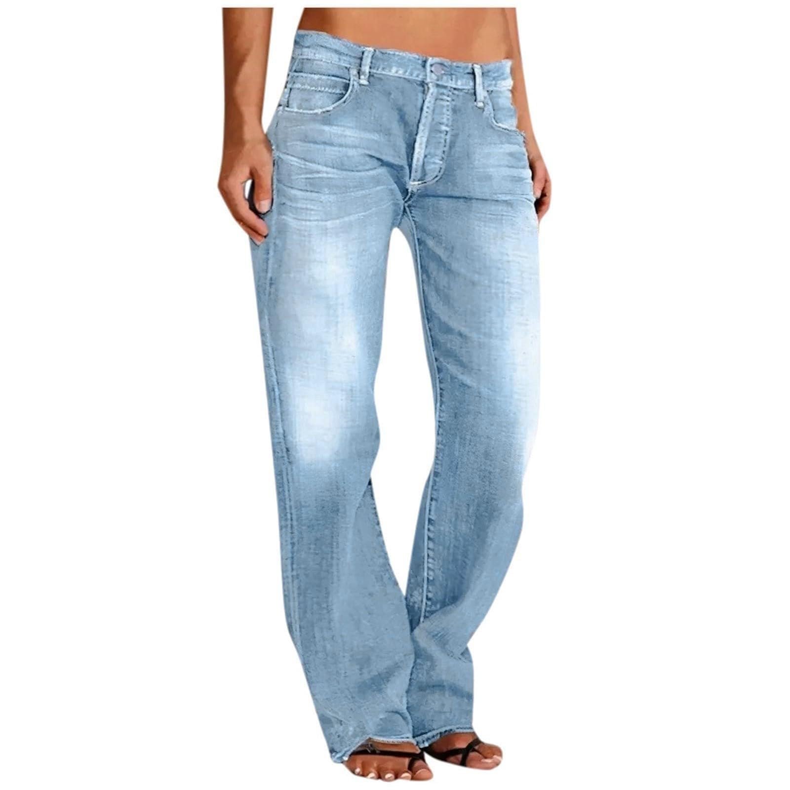 Прямі джинси для жіно із низькою посадкою, фото №7 Прямі джинси для жіно із низькою посадкою, фото №7