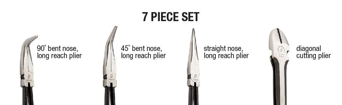 Набор плоскогубцев Sunex 3613V, 7 шт, фото №2