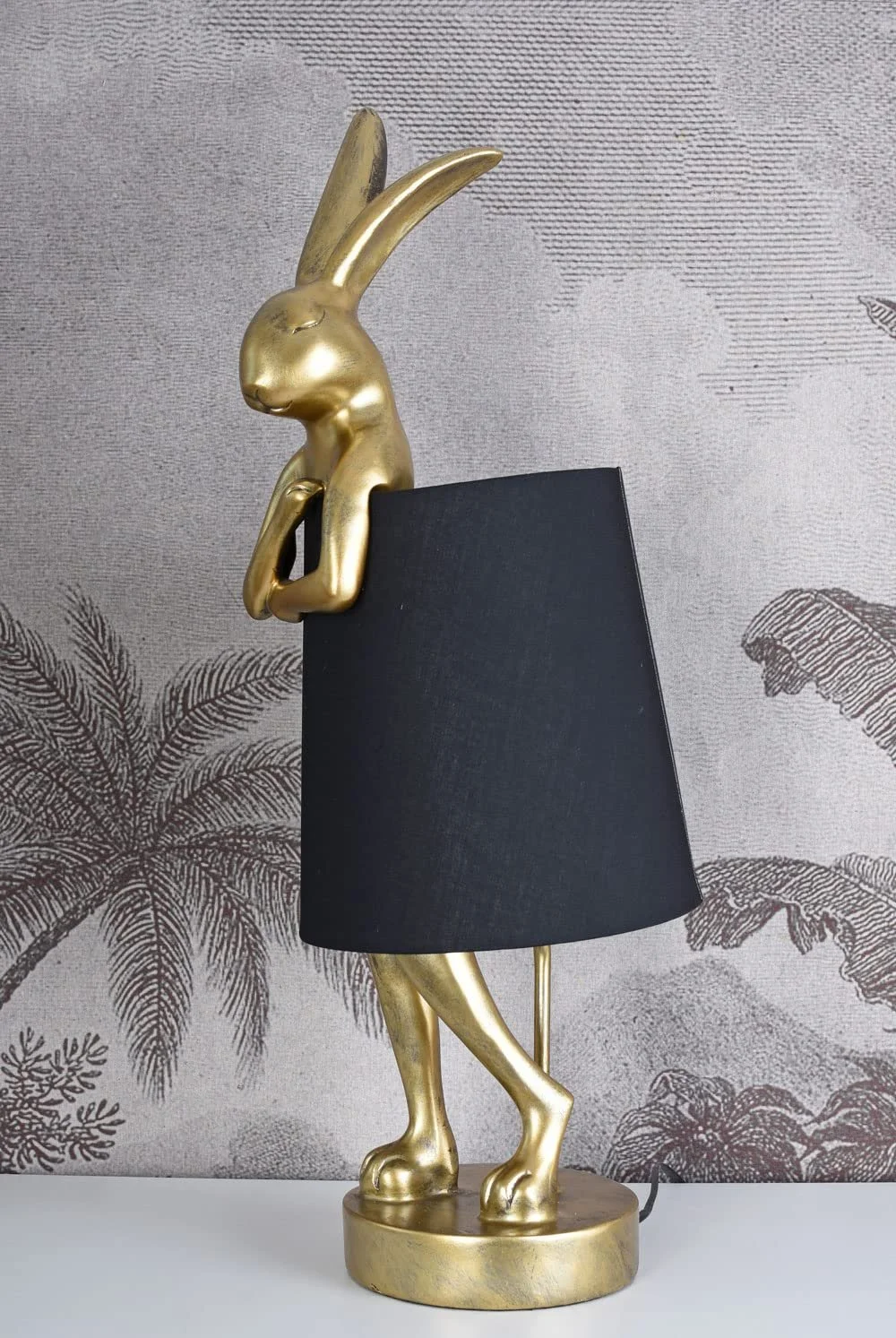 Настольная лампа Palazzo Rabbit cw262 68 см Gold Black, фото №5