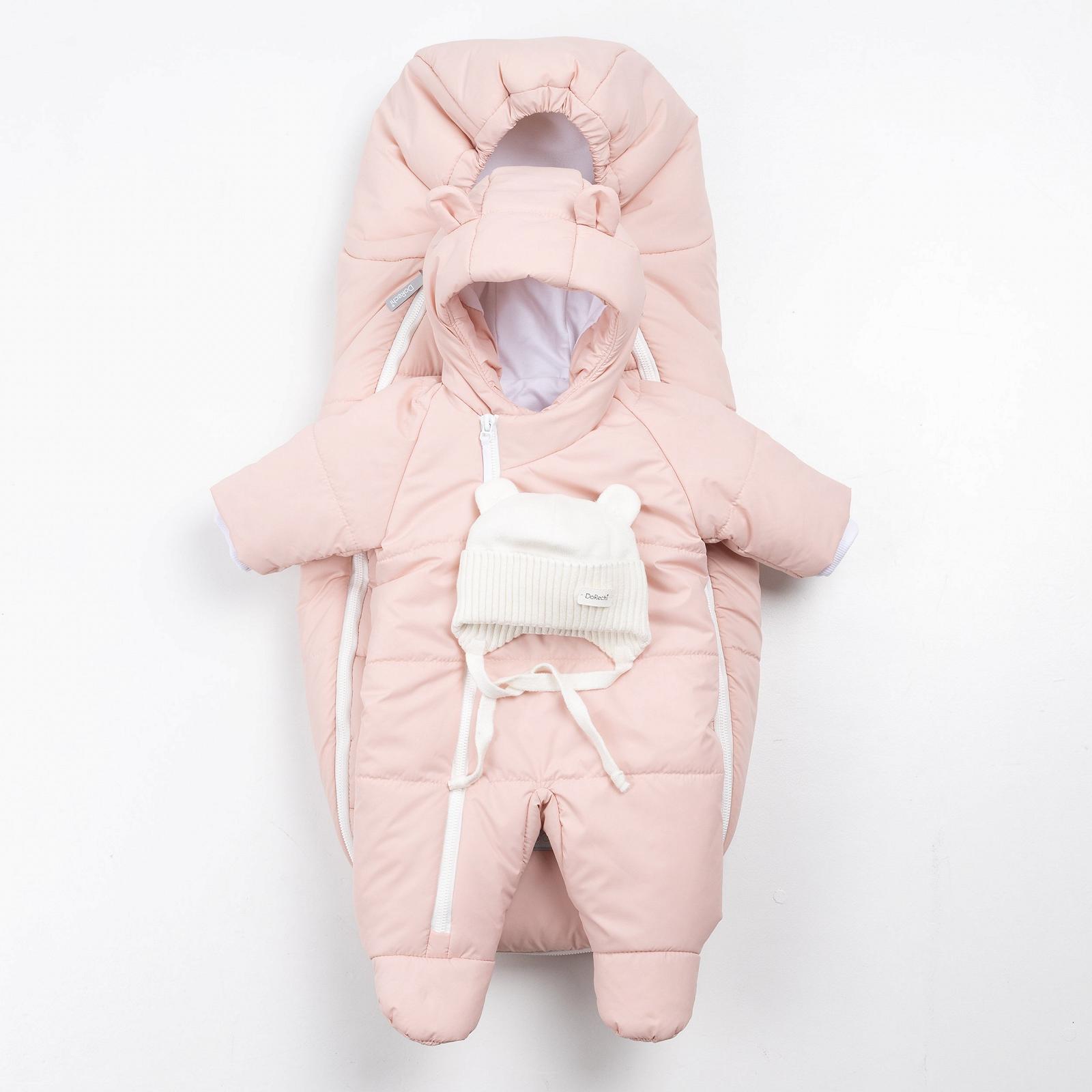 Зимний комплект для новорожденного baby розовый, фото №3