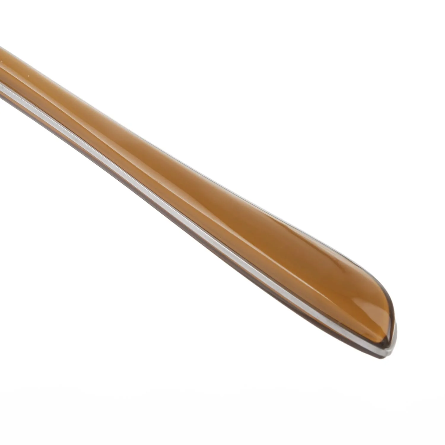 Набір столових приборів Aphrodite, 24 предмети, сталь, коричнева ручка, фото №4