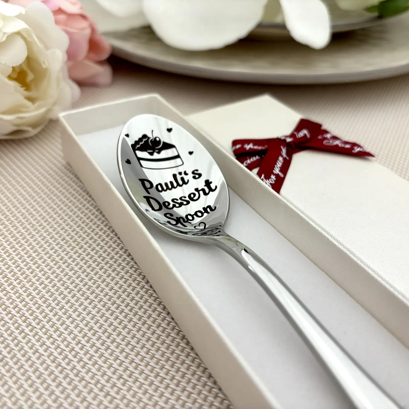 Десертна Ложка Custom Spoon з Подарунковій Коробці, фото №3