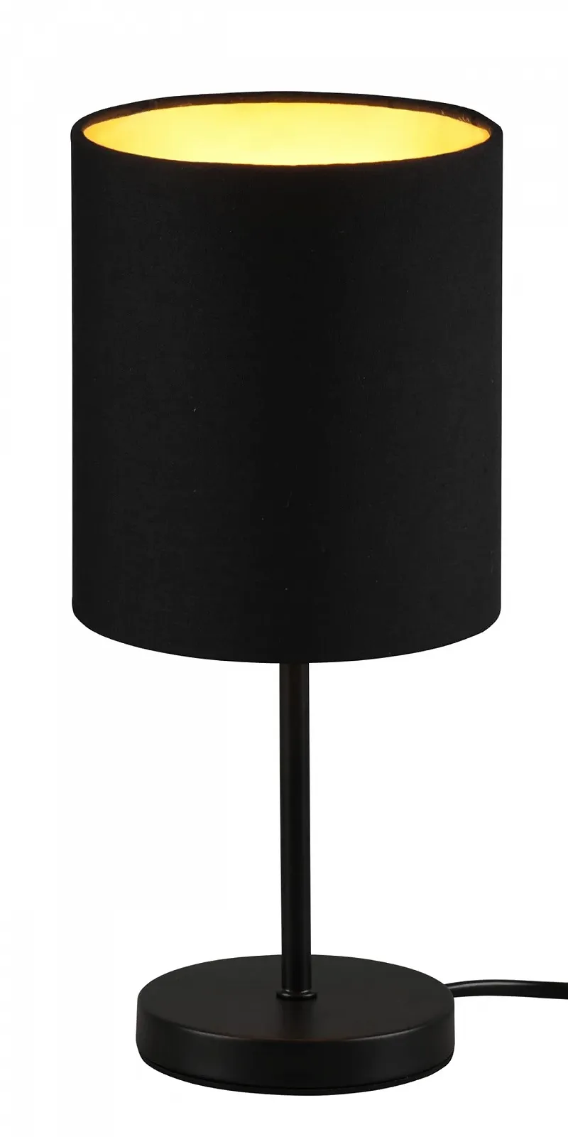 Настільна лампа Reality Leuchten Jerry R50491080 Metal Black Matt Black/Gold, фото №1