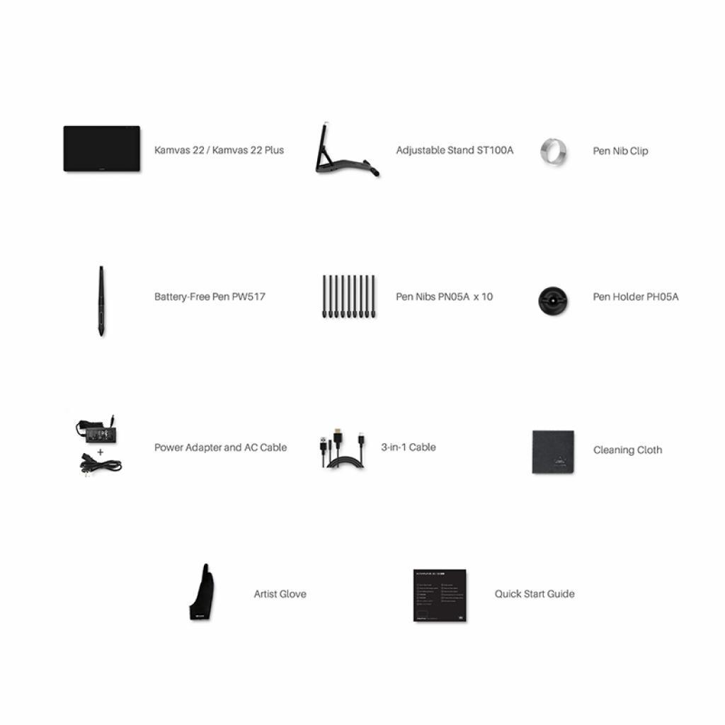 Планшет-монітор Huion Kamvas 22 GS2201, фото №6