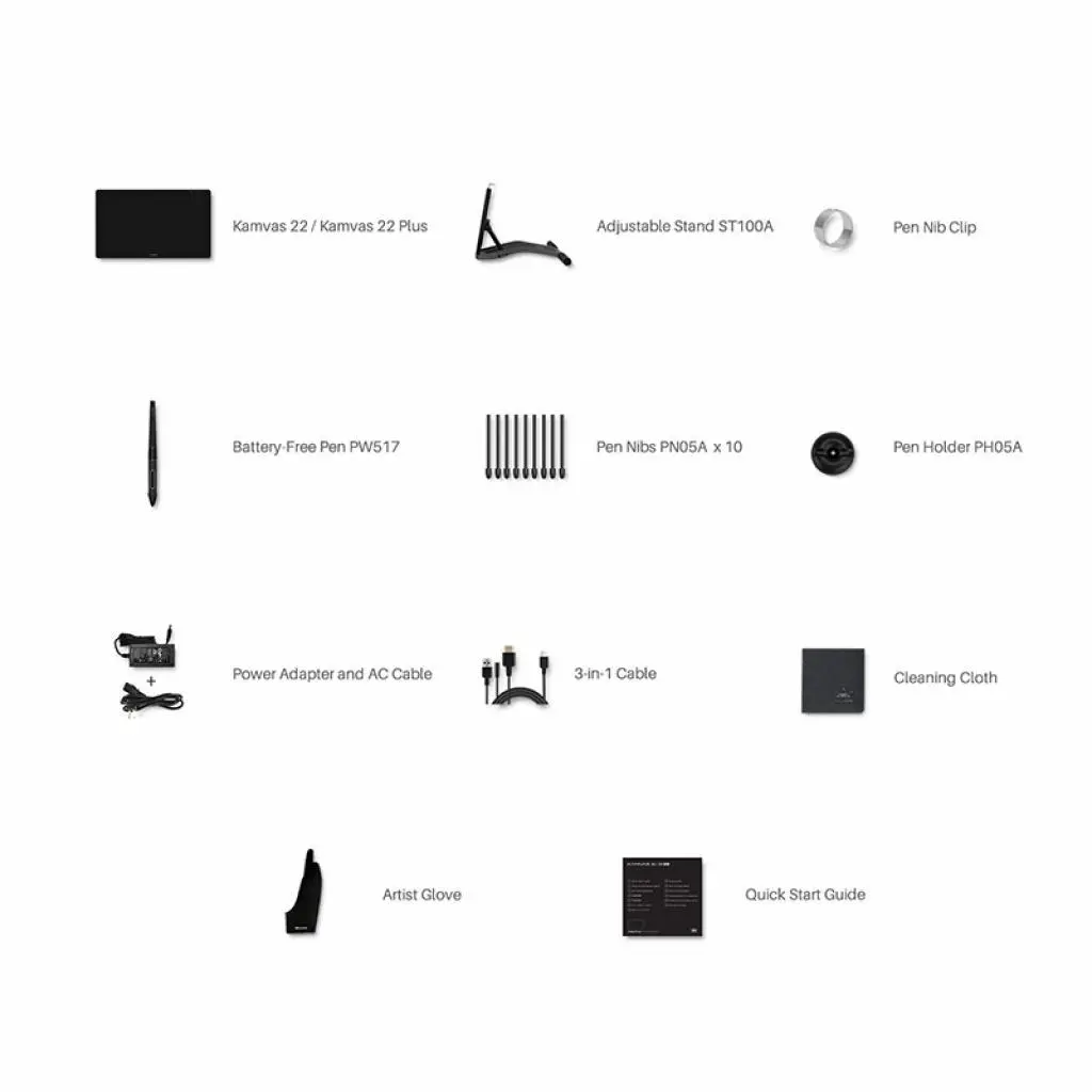 Планшет-монитор Huion Kamvas 22 Plus GS2202, фото №6