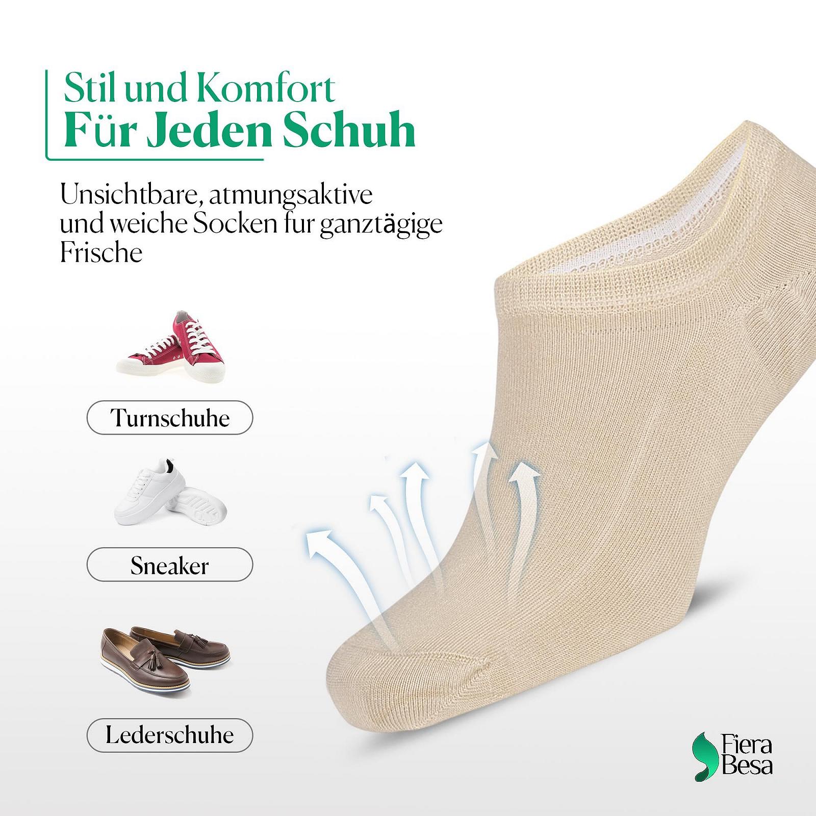 Носки для кроссовок Бамбуковые носки 5 пар, фото №3