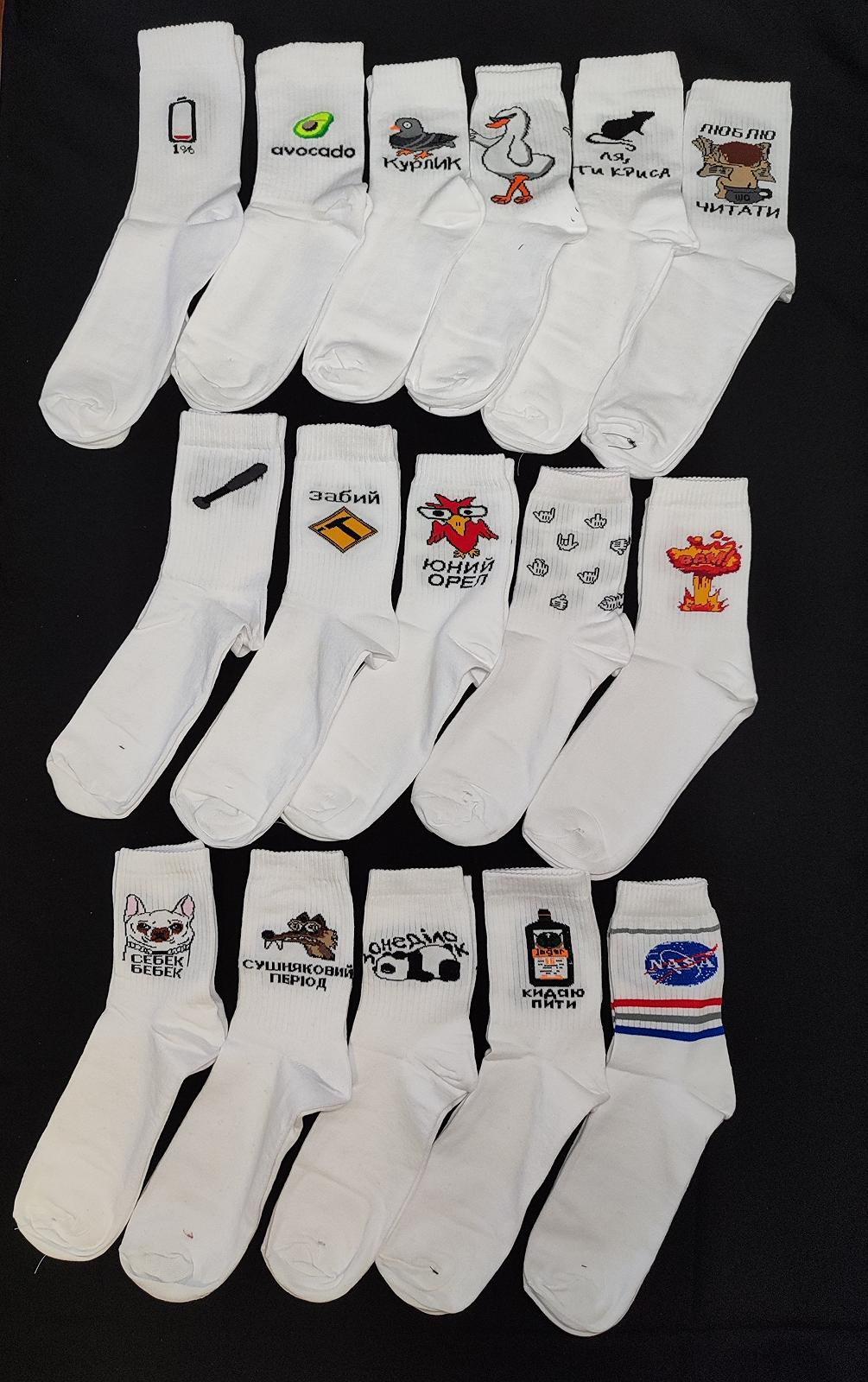 Бокс шкарпеток «Приколи» 16 шт, фото №3