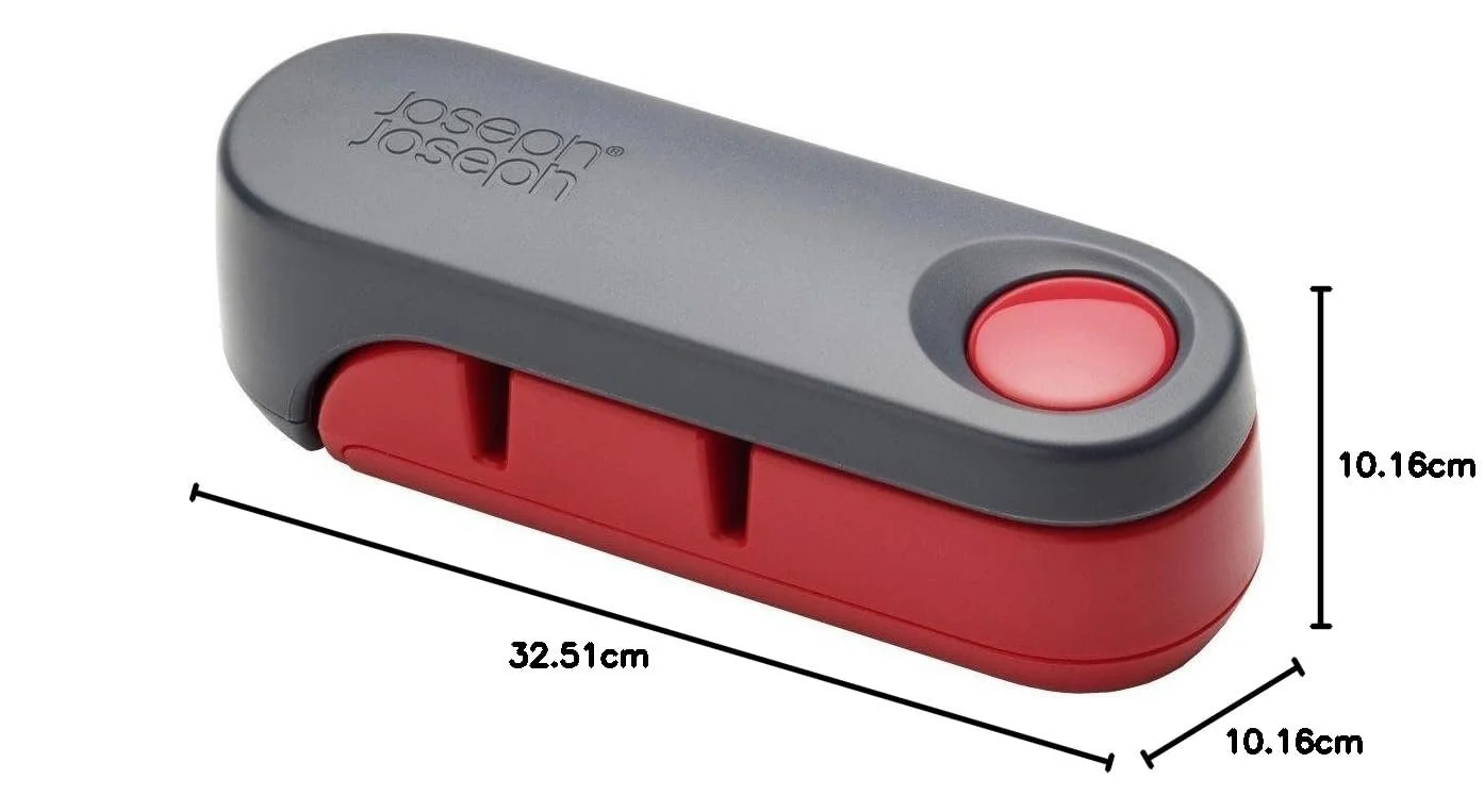 Складане ручне точило для ножів Joseph Joseph Rota з нековзною основою Red, фото №7