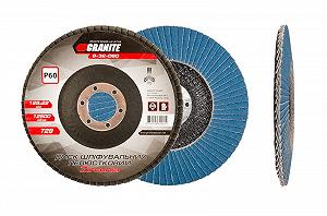 Диск шліфувальний пелюстковий конусний GRANITE ZIRCONIA Т29 зерно 60 125х22 мм 8-32-060 - Фото 1