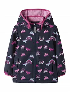 Софтшел куртка NAME IT Nmfmalta05 AOP Fo для дівчат - Фото 1