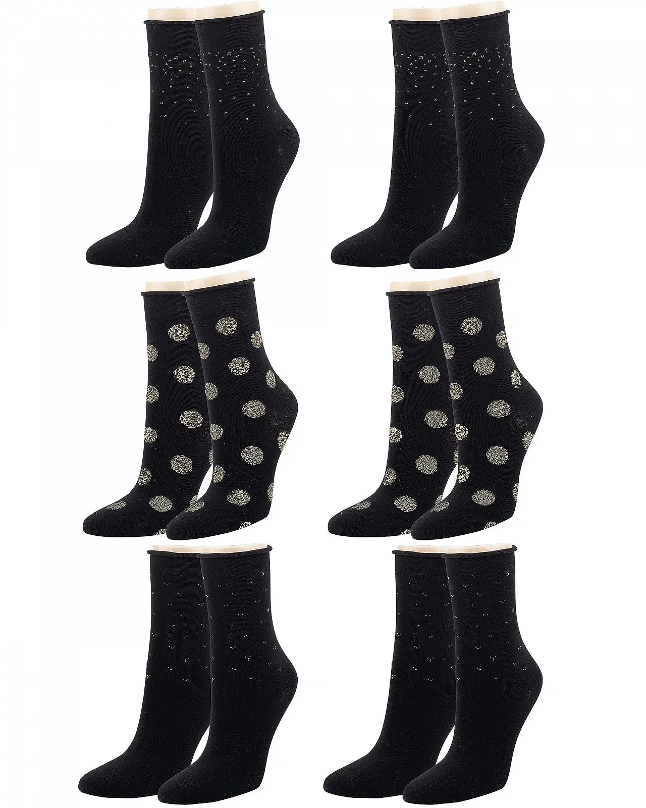 Шкарпетки Vitasox Lurex Жіночі з підгорнутими краями, фото №1 Шкарпетки Vitasox Lurex Жіночі з підгорнутими краями, фото №1