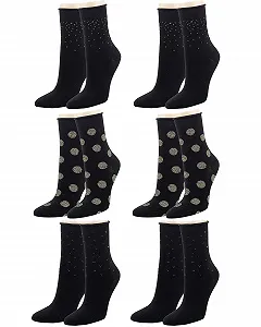 Шкарпетки Vitasox Lurex Жіночі з підгорнутими краями - Фото 1