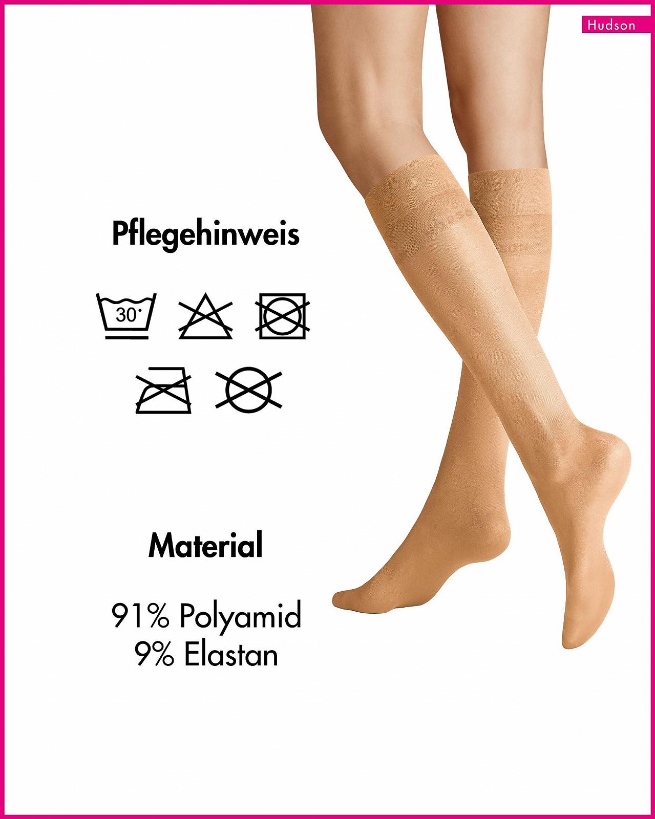 Гольфы Hudson Glamour 20 Женские Прозрачный Блеск 20 Den, Makeup 0019, 35 - 38, фото №3