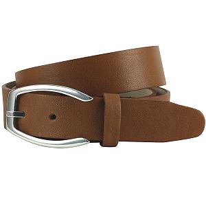 Кожаный ремень LINDENMANN Nappa Hazelnut - Фото 1