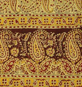 Покривало Блок-друк GURU SHOP Design 12 Бавовна Розмір: Двоспальне 225 x 275 см synthetic.ua - Фото 1