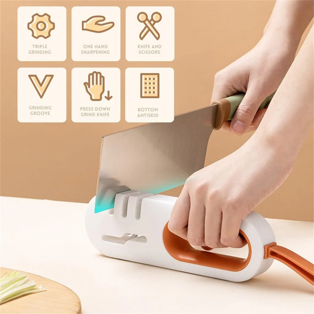 Точильний камінь настільний професійний для кемпінгу та барбекю Білий, фото №5