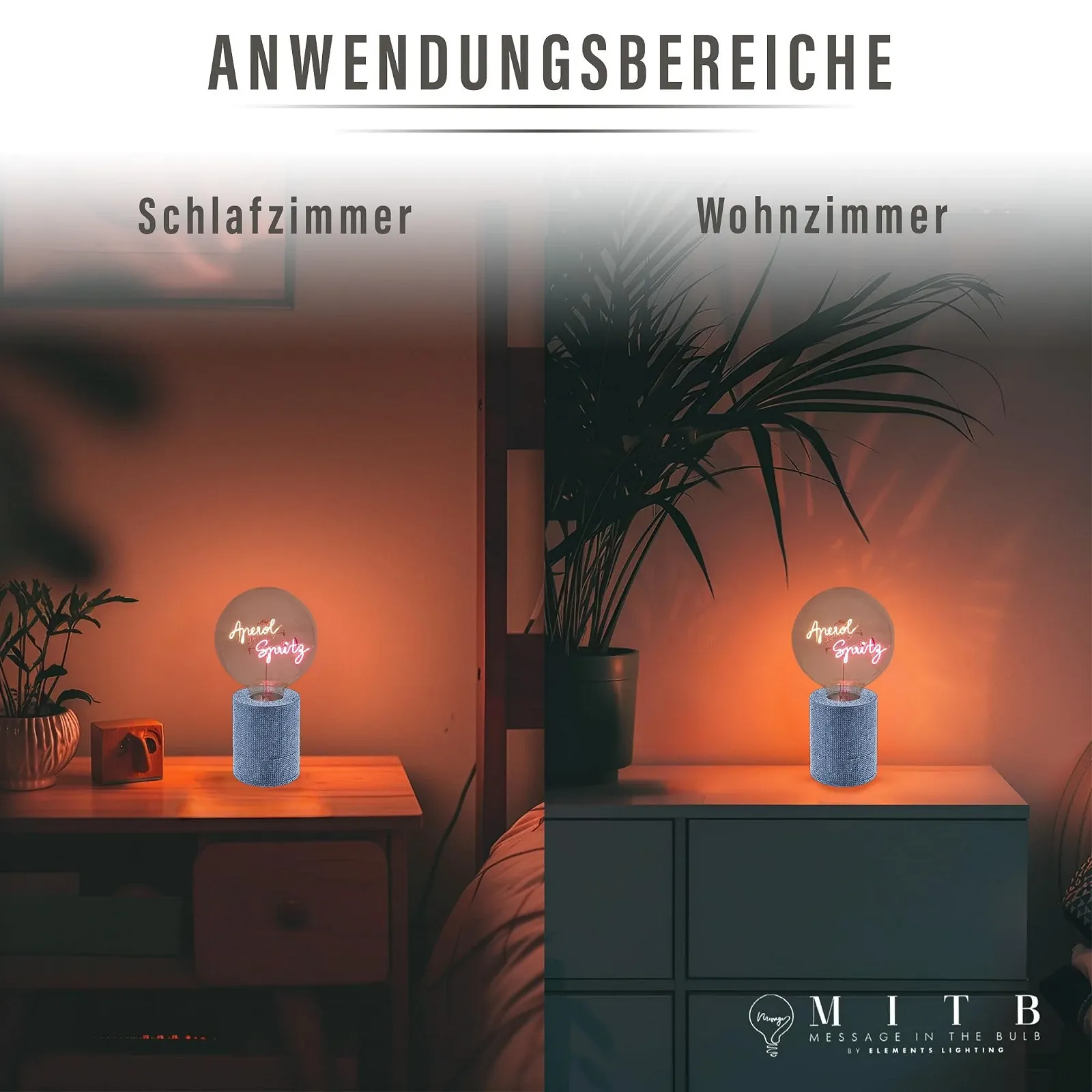 Основание для лампы Elements Lighting Fitz E27 Blue Glitter, фото №4