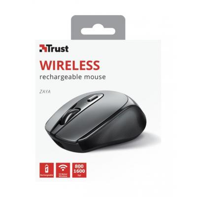 Мышка Trust Zaya Rechargeable Wireless Black 23809, фото №14 Мышка Trust Zaya Rechargeable Wireless Black 23809, фото №14