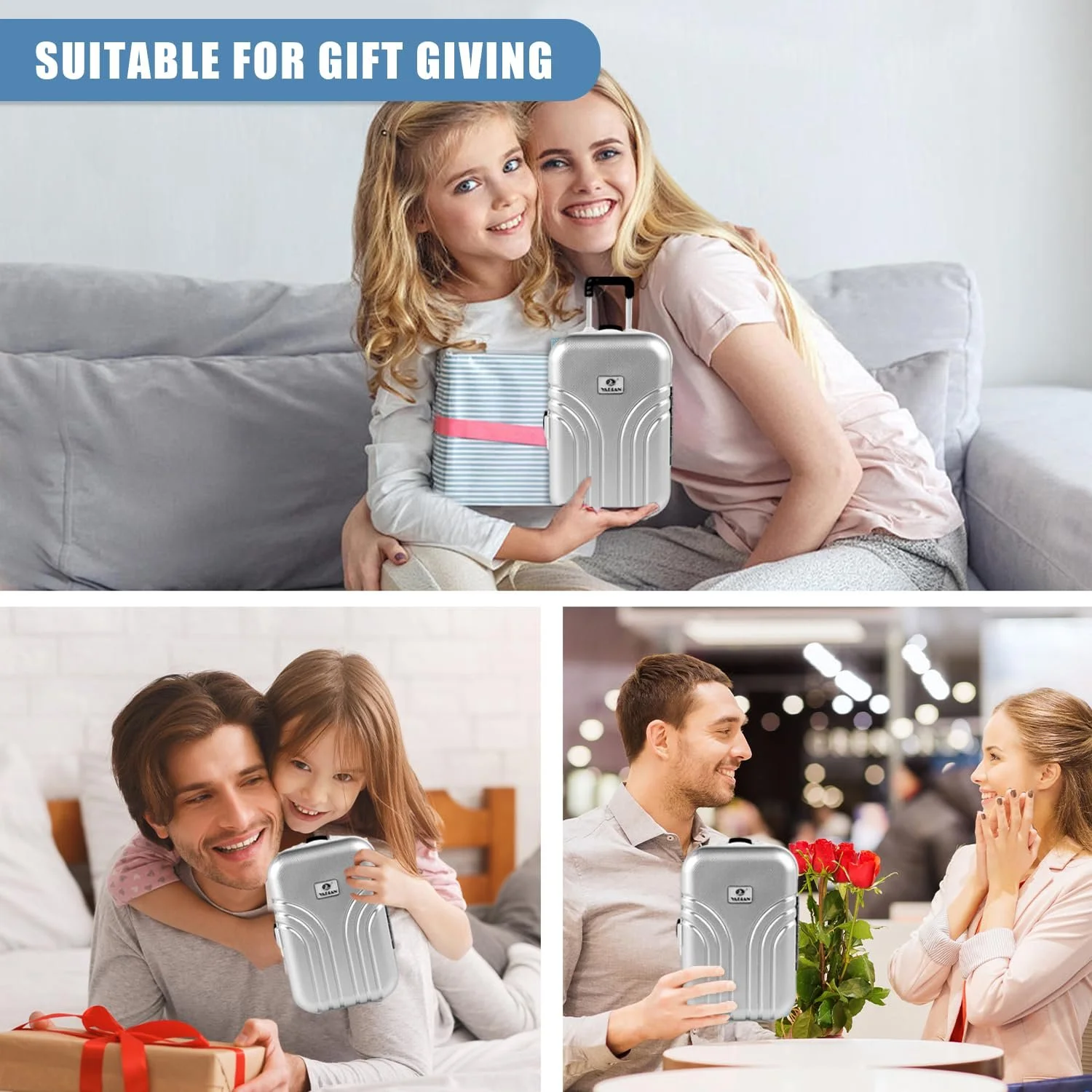 Скарбничка Creative Mini Small Trolley Luggage ABS Plastic, фото №6