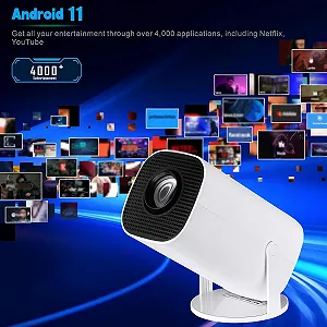 Проектор Hongtop P30 HD Wi-Fi Bluetooth Android 11 ціна на synthetic.ua - Фото 1 Проектор Hongtop P30 HD Wi-Fi Bluetooth Android 11 synthetic.ua - Фото 1