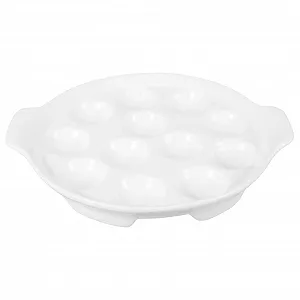 Форма для запікання равликів Керамічна З отворами Білий - Фото 1