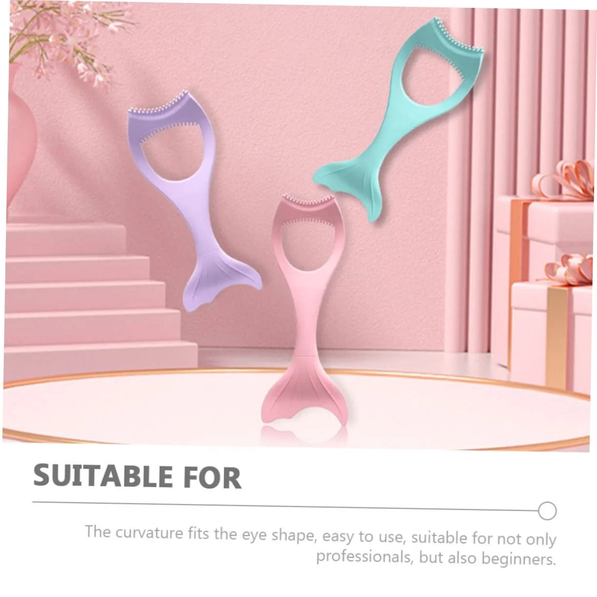 Трафарети для підводки очей та вій minkissy, аплікатор, інструмент для макіяжу очей, щіточка для вій, фото №5