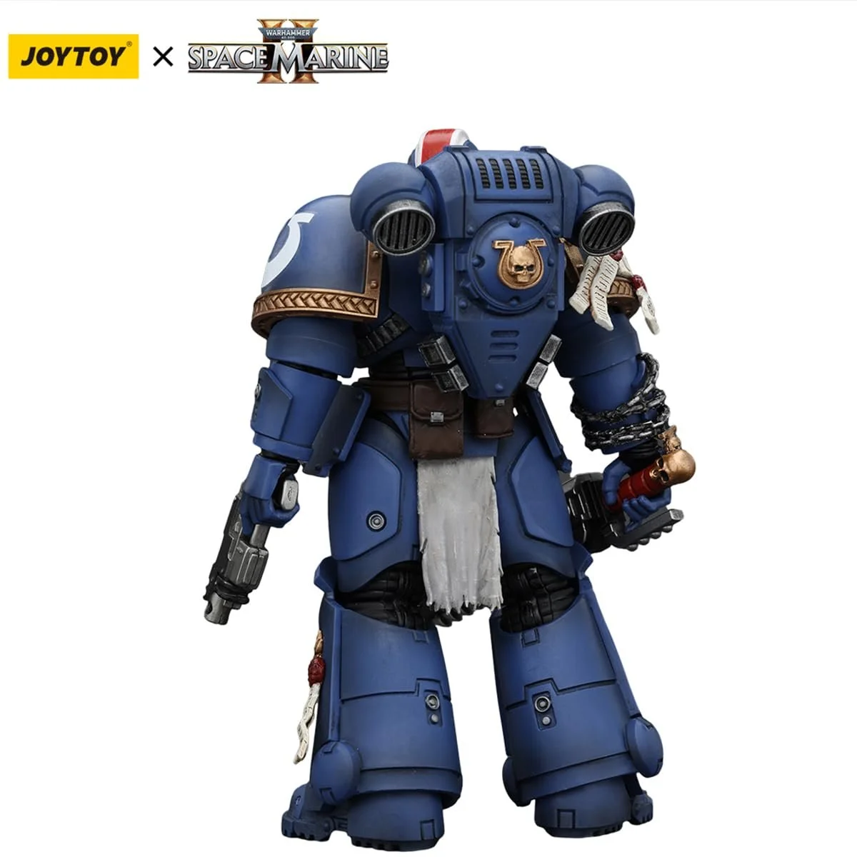 Фігурка Joytoy HiPlay Warhammer 40K Space Marines 2 Lieutenant Titus 1/18, фото №5
