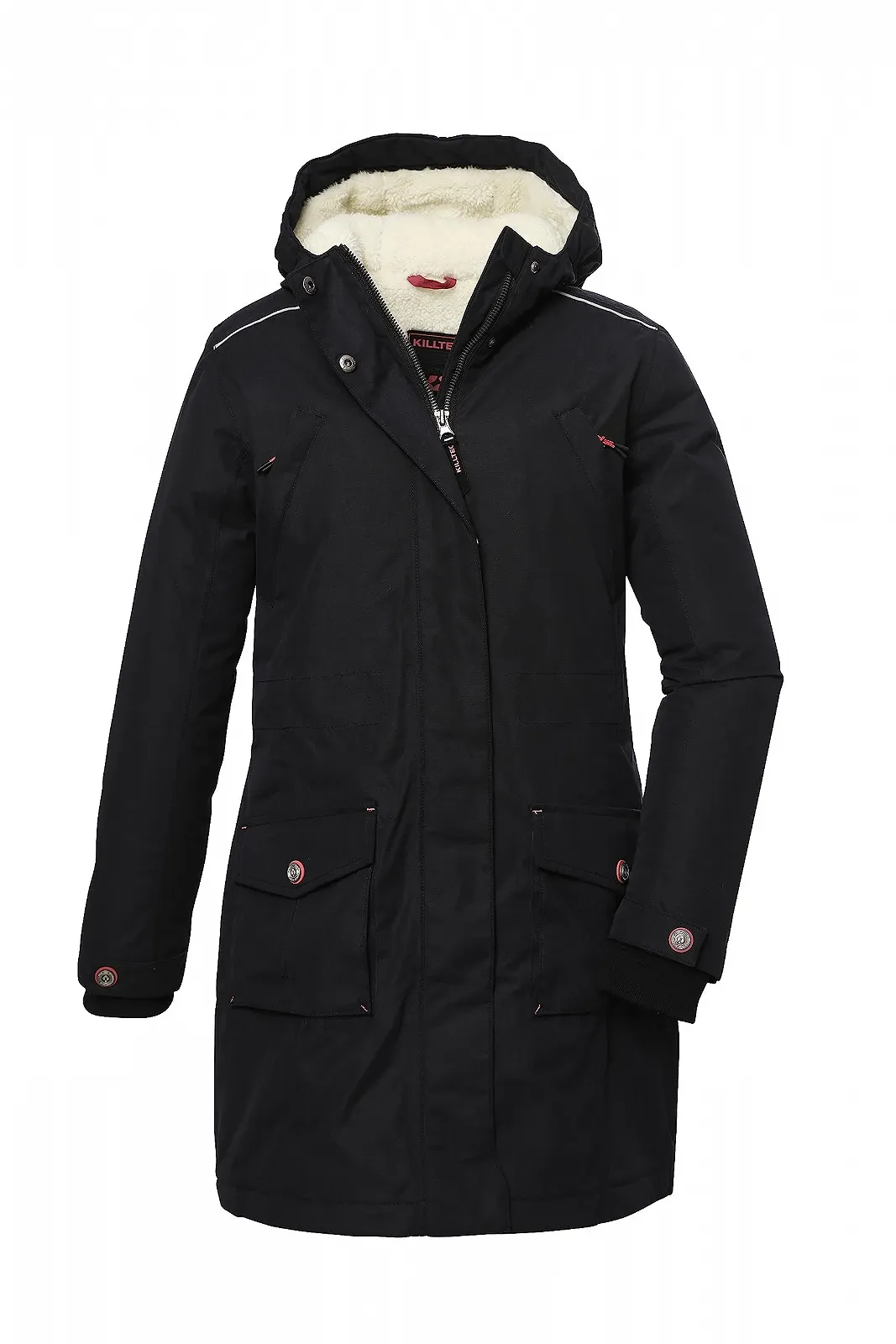 Функциональное пальто Killtec Kow 142 Grls Ct с отстегивающимся капюшоном / Пальто является водонепроницаемым, фото №1