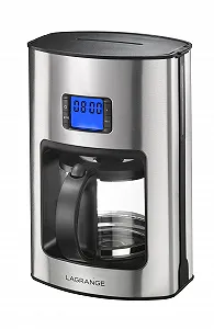 Капельная кофеварка Lagrange Naos 529 001 23.4 x 17.2 x 32.6 см Stainless Steel - Фото 1