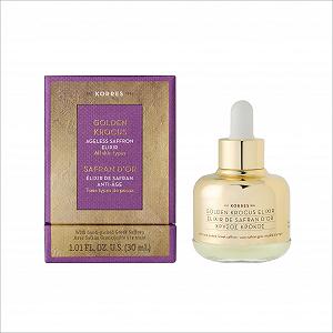 Еліксир KORRES Golden Krocus Anti-Ageing Elixir омолоджувальний веганський 30 мл synthetic.ua - Фото 1