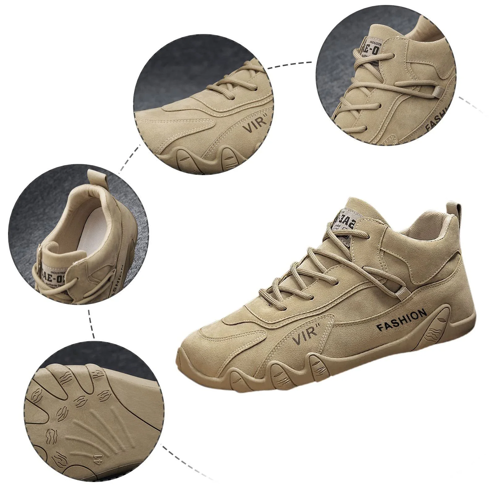 Чоловічі черевики Barefoot LCpddajlspig Шкіряні Водонепроникні, фото №4