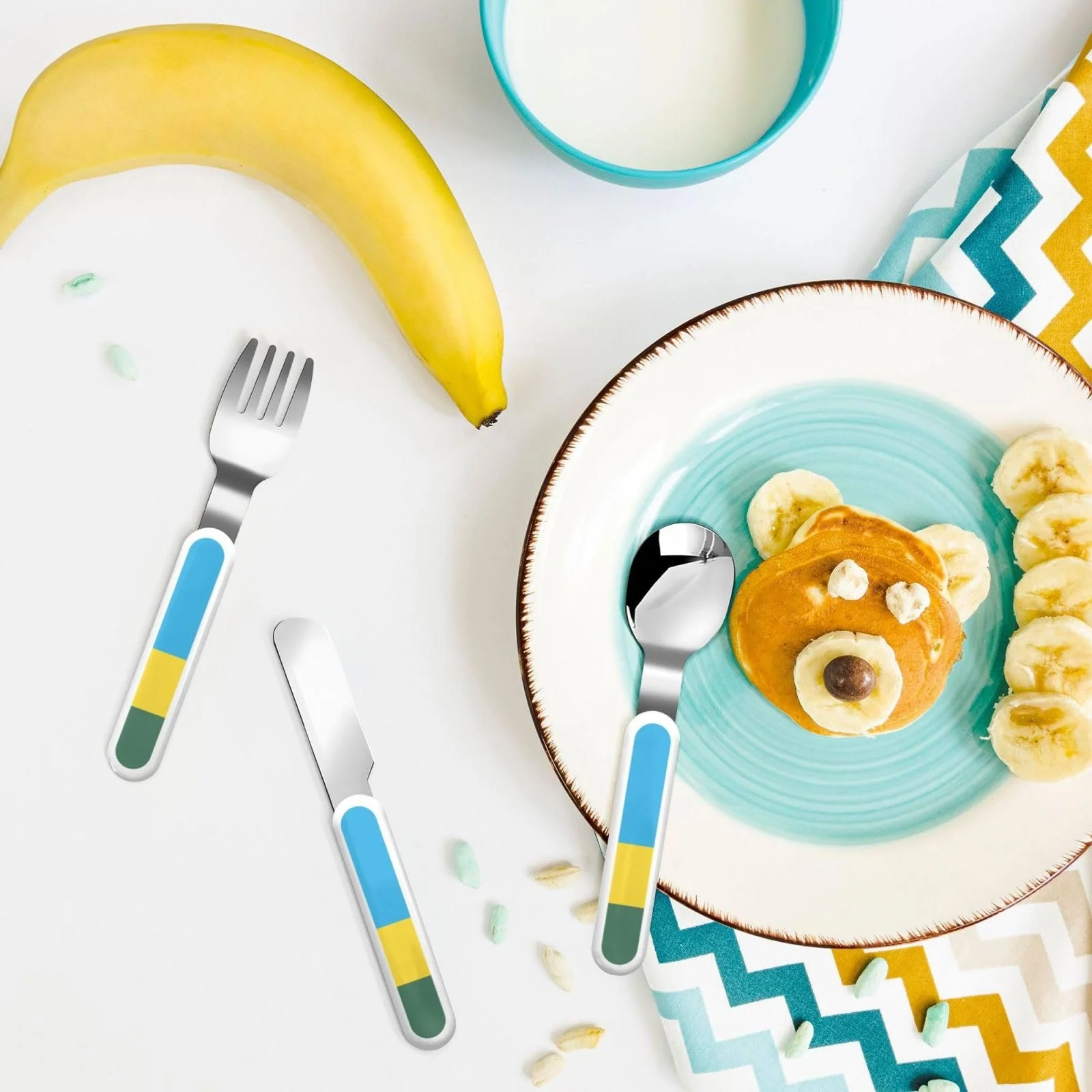 Набір дитячих столових приборів, фото №6 Набір дитячих столових приборів, фото №6