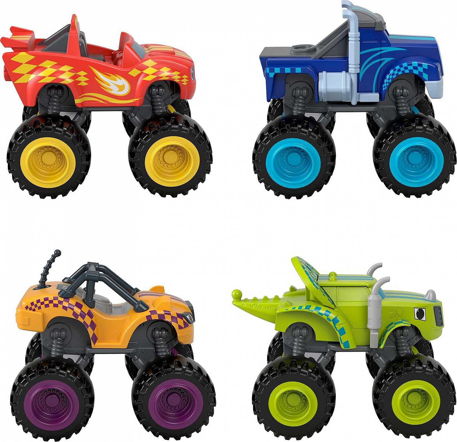 Іграшкові машини Fisher-Price GXV81 Blaze and the Monster Machines Набір з 4 машинок, фото №5